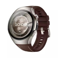 Huawei Watch 5 Titanium 46mm Αδιάβροχο με eSIM και Παλμογράφο (Καφέ)