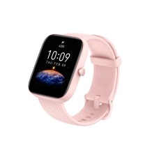 Amazfit Bip 3 Pro 45mm Αδιάβροχο Smartwatch με Παλμογράφο (Pink)