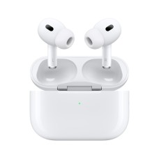 Apple AirPods Pro 2nd Generation In-ear Bluetooth Handsfree Ακουστικά με Αντοχή στον Ιδρώτα και Θήκη Φόρτισης Λευκά